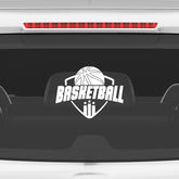 Basketball Badge Car Window Sticker | Premium Sports Vinyl Decal for Cars & Laptops (Copy)