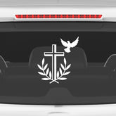 Christian Heart Cross Car Sticker – Jesus Faith Vinyl Decal for Cars & Bikes | Waterproof Religious Sticker (Copy)