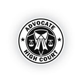 Legal Advocate Decal for Car Windows