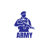 Durable Army Car Safety Decal for Awareness