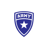 Bold Army Shield Sticker for Vehicles
