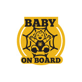 Bright Baby on Board Safety Sticker Tag