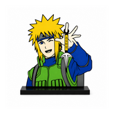 Naruto Minato Namikaze Anime Caricature Acrylic Desk Decor Stand