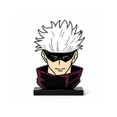 Gojo Anime Caricature Desk Board – Acrylic Table Decor