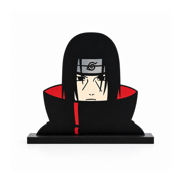 Naruto Itachi Uchiha Anime Caricature Acrylic Desk Decor Stand