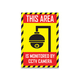 Durable Surveillance Warning Sign