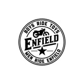 Stylish Royal Enfield Bike Emblem Decal