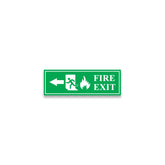 Zackzik Fire Exit Sign Boards – Emergency Escape Route Sign