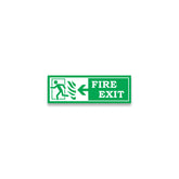 Zackzik Fire Exit Sign Boards – Quick Escape Direction Sign