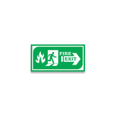 Zackzik Fire Exit Sign Boards – Durable Emergency Sign Board