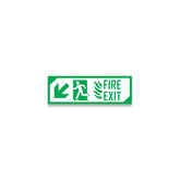 Zackzik Fire Exit Sign Boards– For Office and Building Use