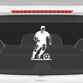 Football Player Car Sticker – High-Quality Vinyl for Vehicles