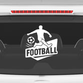 Football Car Sticker – Waterproof & UV-Proof Vinyl Decal