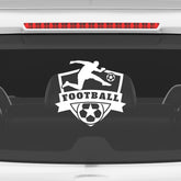 Football Car Sticker – Weatherproof Sports Decal for Car