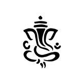 Devotional Lord Ganesha Sticker for Car Door Window and Helmet
