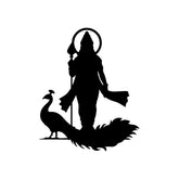 Divine Murugan Vel Sticker for Car, Bike & Home