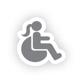 Wheelchair Hero Car Decal