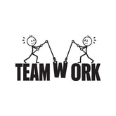 Team Work Motivational Wall Sticker for Office and Workspace
