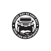 Adventure Ready Jeep Emblem for Cars