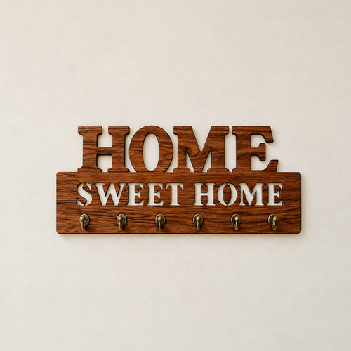 Home Sweet Home Wall Mounted Key Holder