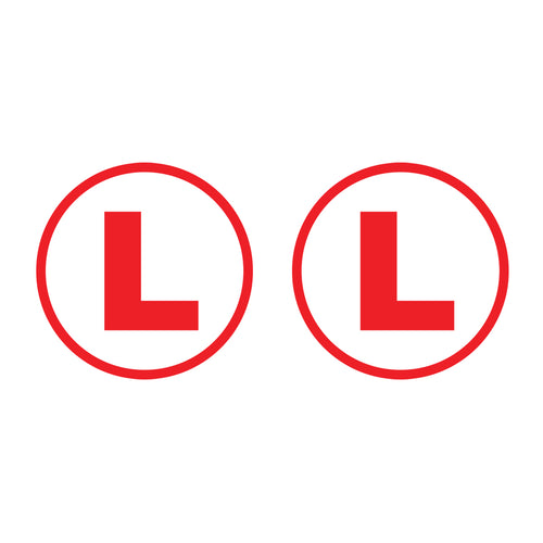 Drive Smart: Learner ‘L’ Sticker Pack