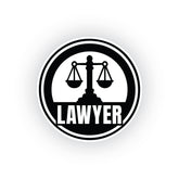 Justice Advocate Sticker for Vehicles