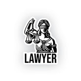 Law and Order Car Window Sticker