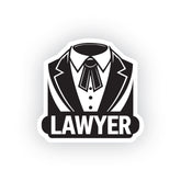 Lawyer on the Move Sticker for Cars