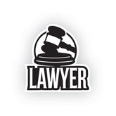 Elegant Lawyer Decal for Car Use