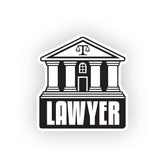 Justice Scales Lawyer Decal for Vehicles