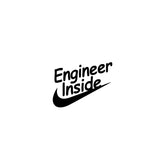 Compact Engineer Inside Decal for Cars