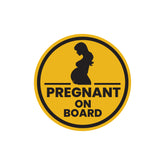 Eye-Catching Mom on Board Car Sticker