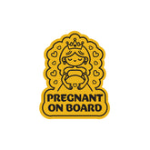 Fun Mom on Board Decal for Safe Travel