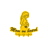 Zaqiz Stickers – Premium Mom on Board Safety Stickers
