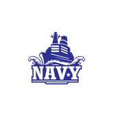 Durable Navy Life Car Window Sign