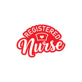 Elegant Registered Nurse Decal for Cars