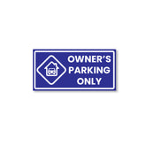 Owner’s Parking Sign Board | Reserved Parking Board by Zaqiz