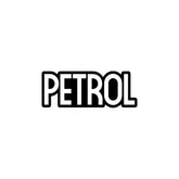 Clear Text Petrol Warning Label Decal
