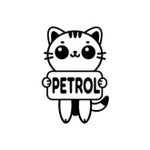 Minimalist Petrol Use Sticker Design