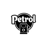 Bright Petrol Label for Vehicle Clarity