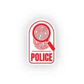 Forensic Safety Police Badge Sticker
