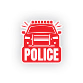 Police Patrol Awareness Car Window Decal