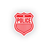 Police Shield Sticker for Vehicle Safety