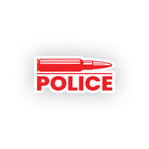 Patriotic Police Badge Sticker for Vehicles
