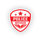 Police Forces Shield Sticker for Vehicles