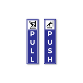 Zackzik Pull and Push Sign Boards for shops and offices