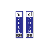 Zackzik Pull and Push Sign Boards for glass and wooden doors