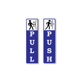 Zackzik Pull and Push Sign Boards for home and business use