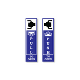 Zackzik Pull and Push Sign Boards for easy entry and exit