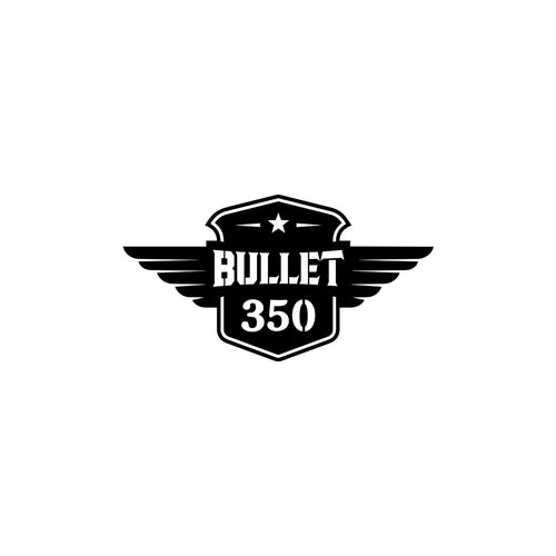 Burning Skull Sticker Compatible for Royal Enfield Bullet